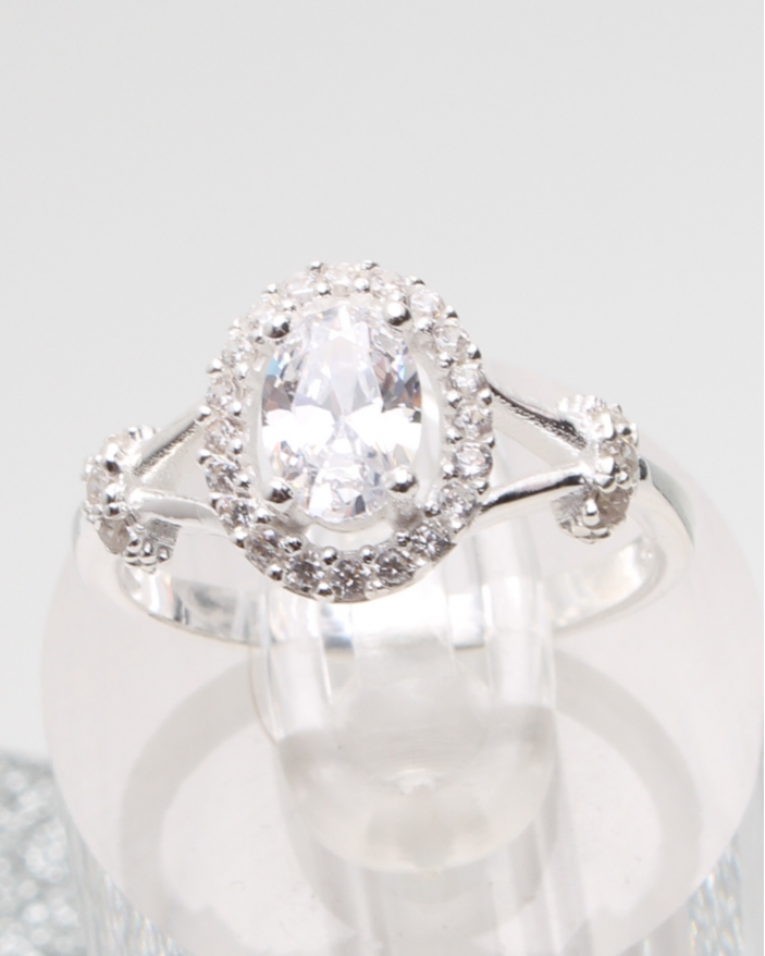 Inel argint si cubic zirconia cod 1-51304, gr2.7