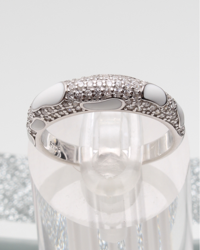 Inel argint si cubic zirconia cod 1-51311, gr3.9