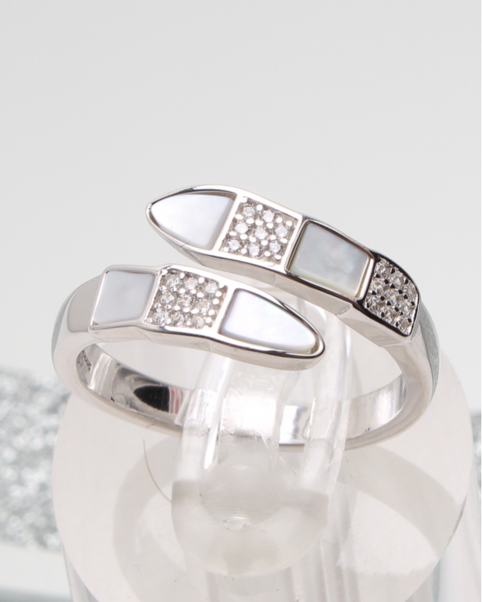 Inel argint si cubic zirconia cod 1-51313, gr3.5