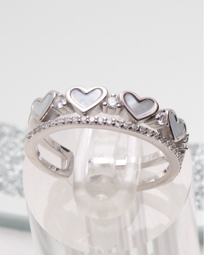 Inel argint si cubic zirconia cod 1-51314, gr3.5