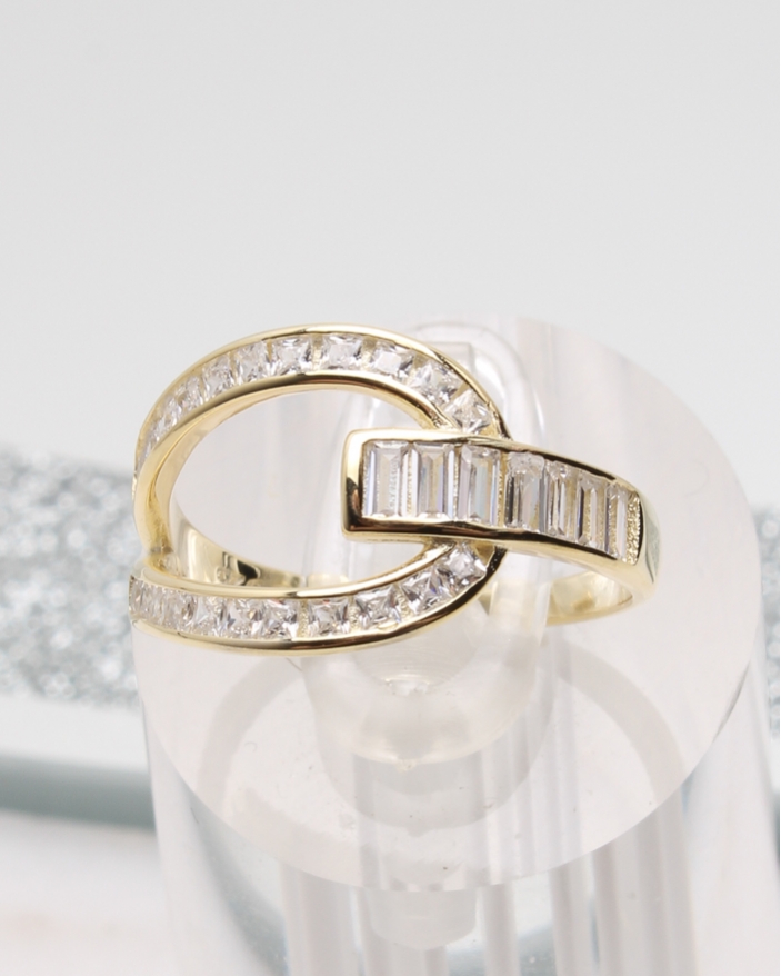 Inel argint si cubic zirconia cod 1-51316, gr2.3