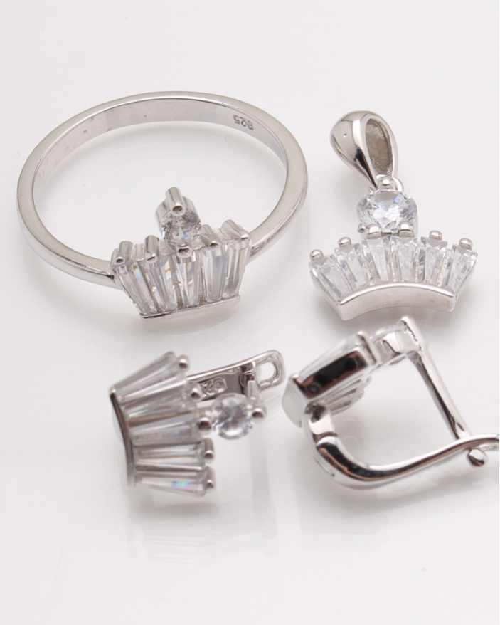 Set argint coroana cod 3-24242, gr7.3