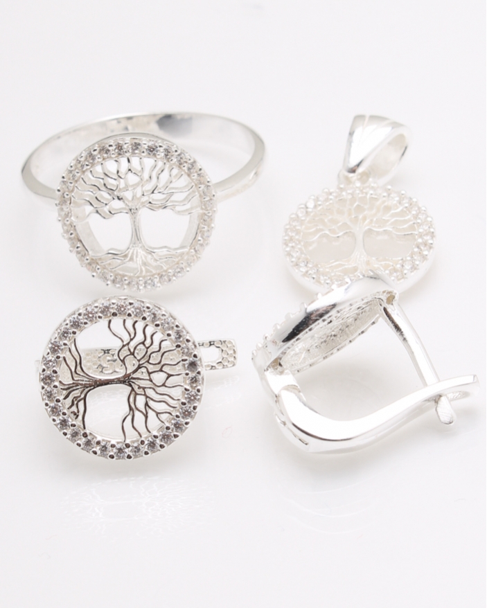 Set argint copacul vietii cod 3-24784, gr6.9
