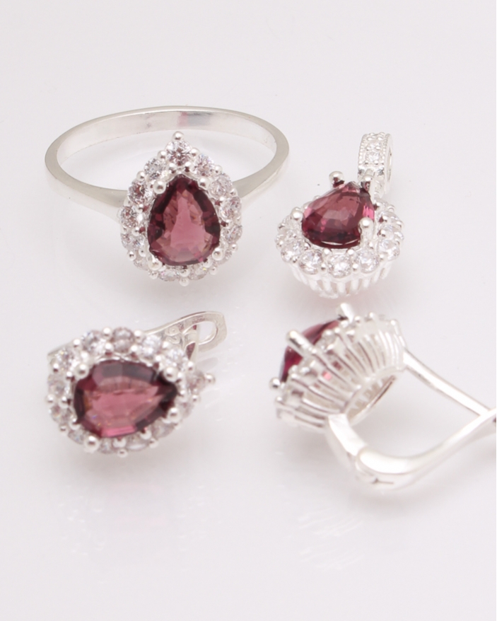 Set argint lacrima visiniu cod 3-30214, gr9.2
