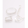 Set argint si cubic zirconia cod 3-32223, gr6.4