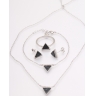 Set argint turmalina cod 3-32245, gr8.9