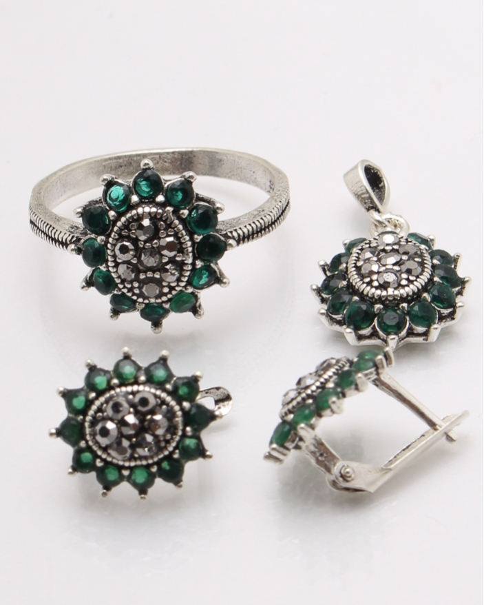 Set argint cu marcasite cod 3-34361, gr6.7