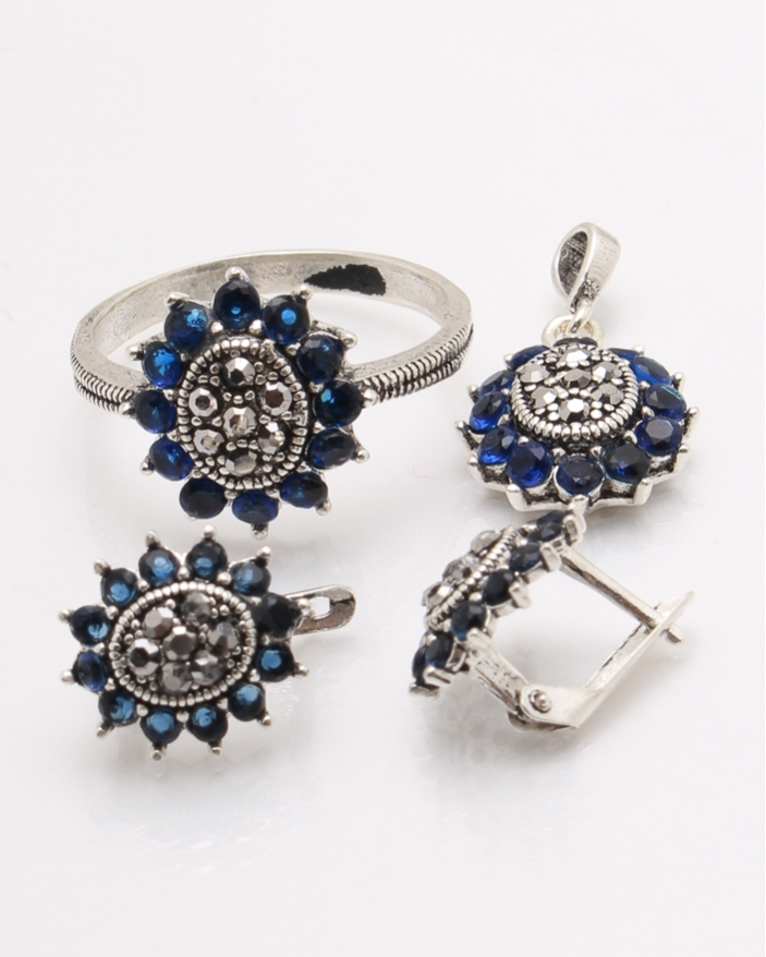 Set argint cu marcasite cod 3-34363, gr6.7