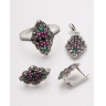 Set argint cu marcasite cod 3-34369, gr7.2
