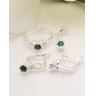Set argint cu pietricele cod 3-36900, gr6.6