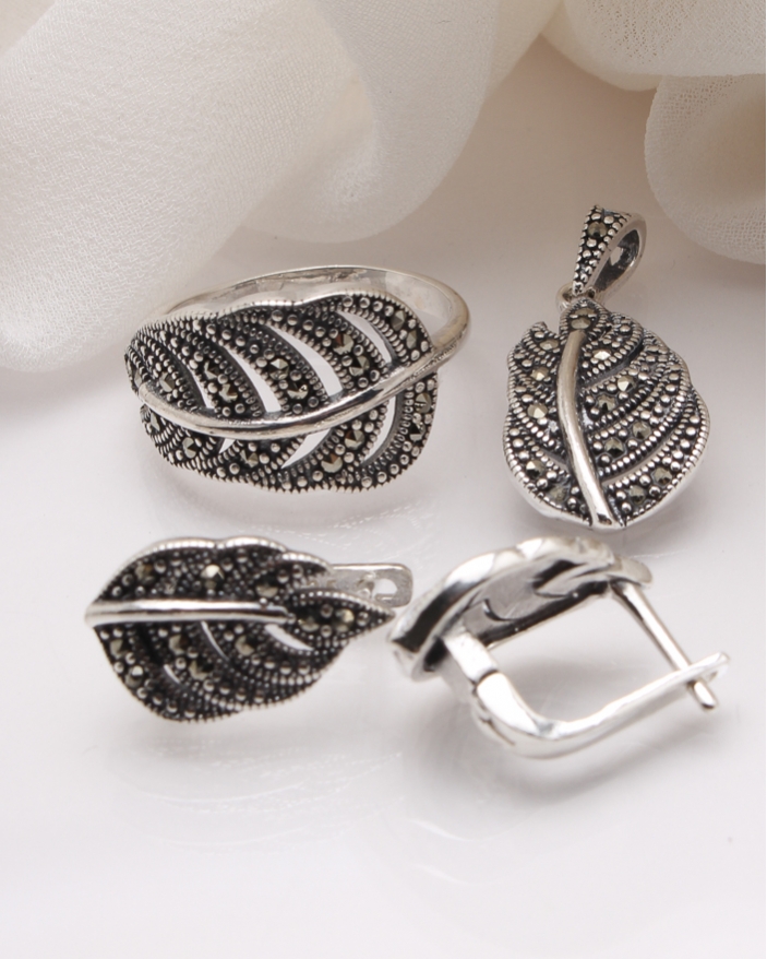 Set argint cu marcasite cod 3-39873, gr11