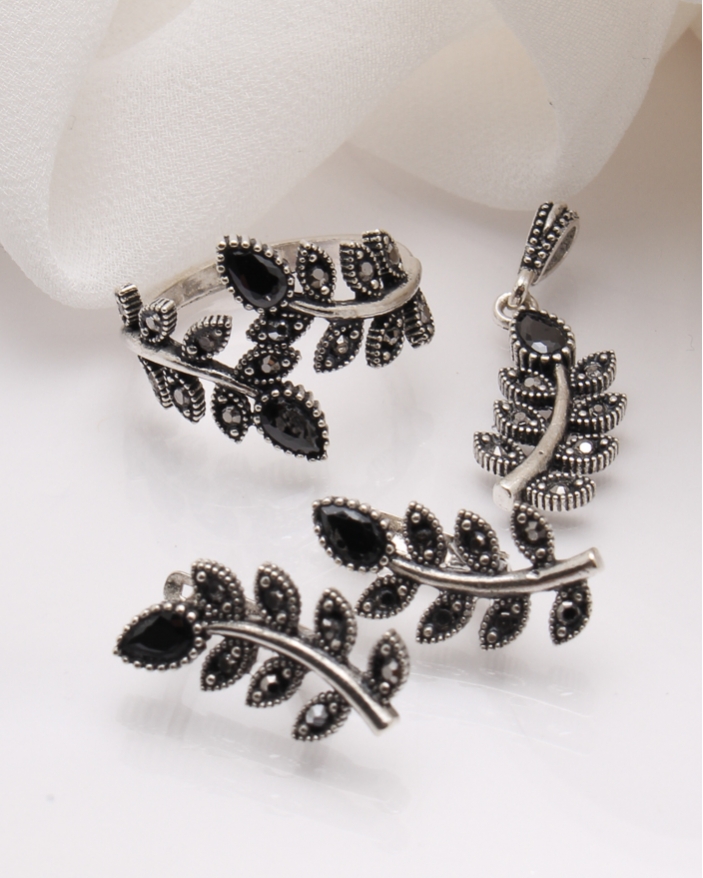 Set argint cu marcasite cod 3-39945, gr7.6