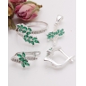 Set argint si cubic zirconia cod 3-41856, gr6.8