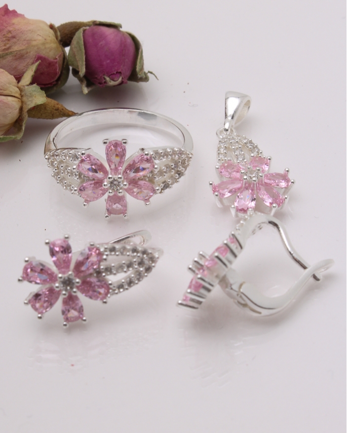 Set argint si cubic zirconia cod 3-41941, gr11.6