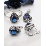 Set argint cu marcasite cod 3-43651, gr6.4