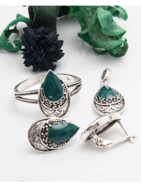 Set argint cu marcasite cod 3-43828, gr8