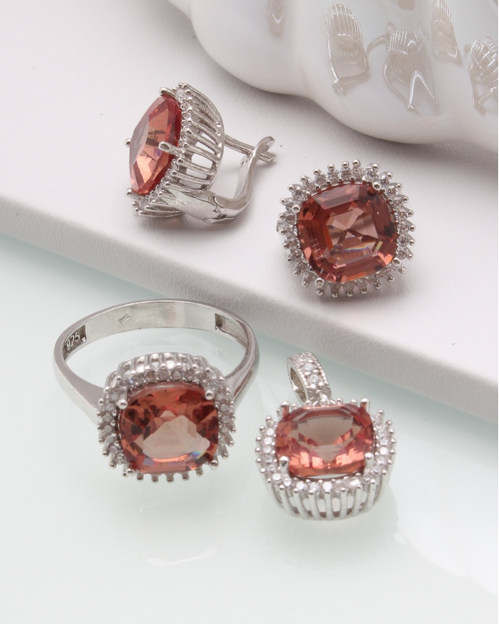 Set argint si cubic zirconia cod 3-44861, gr11.4