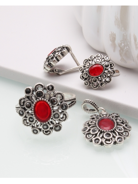 Set argint cu marcasite cod 3-45057, gr11.3