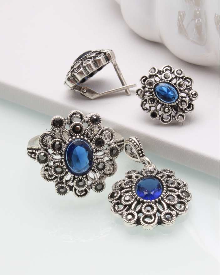 Set argint cu marcasite cod 3-45058, gr10.9