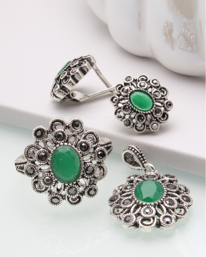 Set argint cu marcasite cod 3-45059, gr11.3