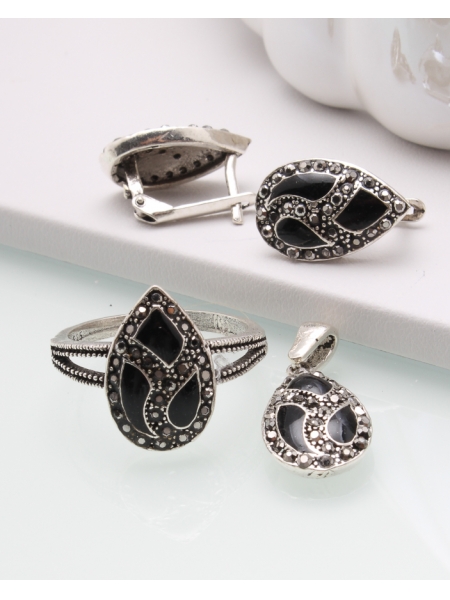 Set argint cu marcasite cod 3-45063, gr7.8
