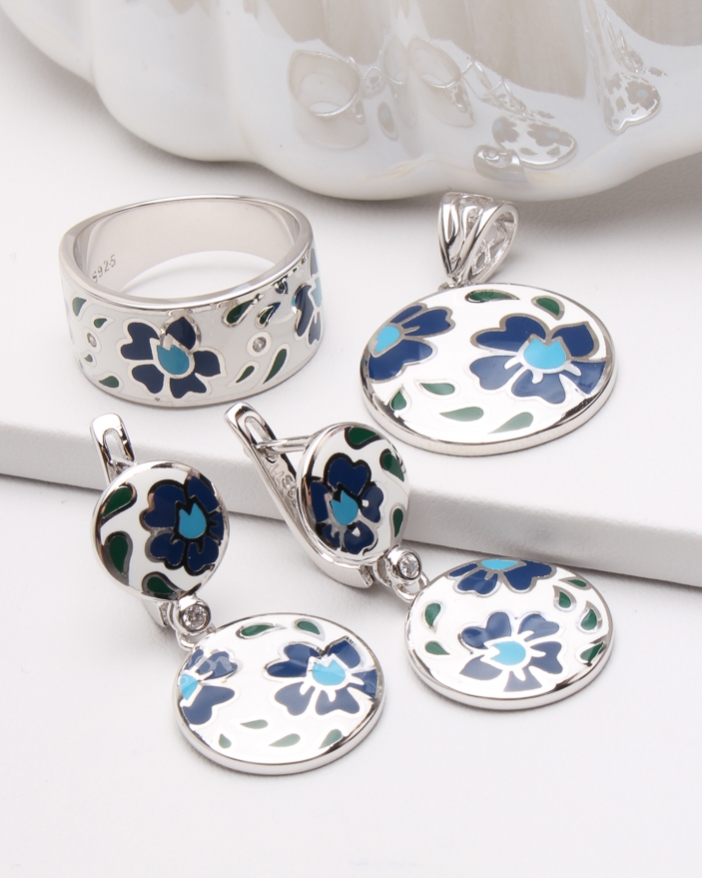 Set argint cu email cod 3-46699, gr17.2