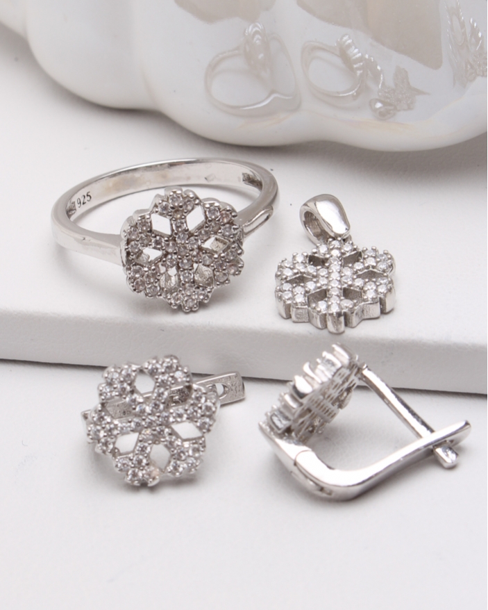 Set argint fulg de nea cod 3-47330, gr7.8