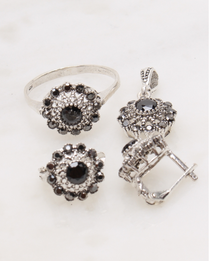 Set argint cu marcasite cod 3-47819, gr6.2