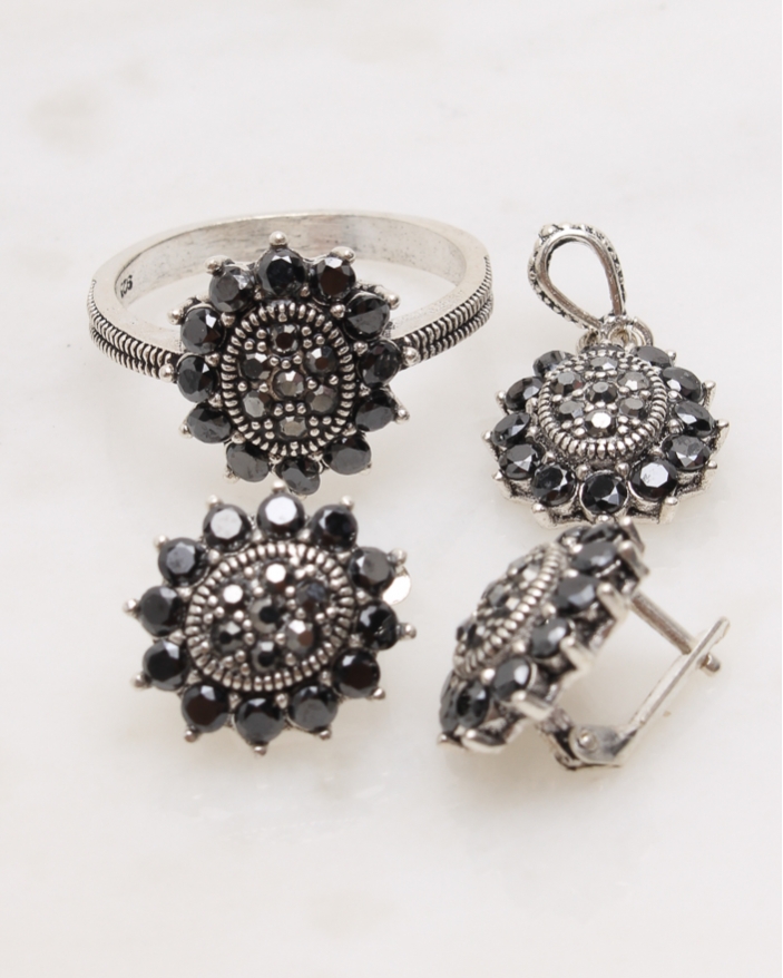 Set argint cu marcasite cod 3-47847, gr11.2