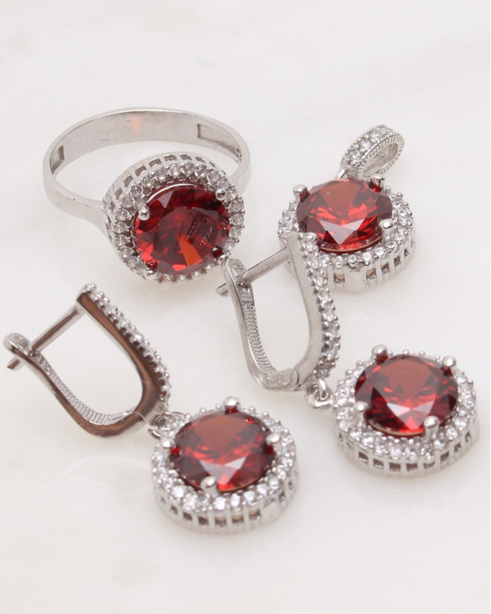 Set argint si cubic zirconia cod 3-47864, gr12.9