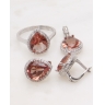 Set argint si cubic zirconia cod 3-48233, gr12.2