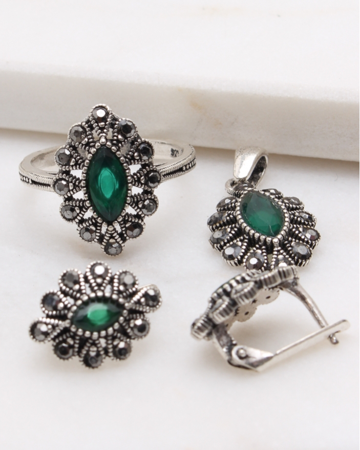 Set argint cu marcasite cod 3-48802, gr7