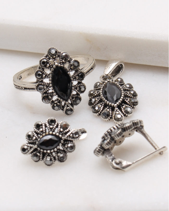 Set argint cu marcasite cod 3-48805, gr7