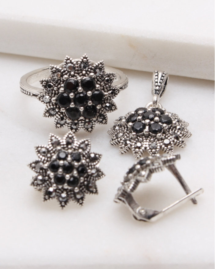 Set argint cu marcasite cod 3-48817, gr8.1