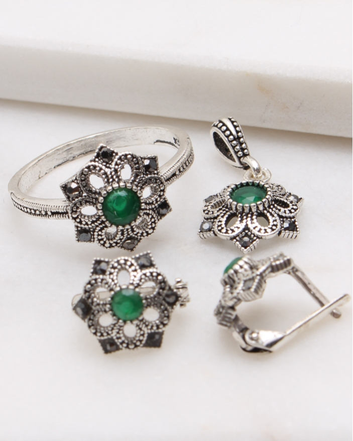 Set argint cu marcasite cod 3-48820, gr6.5