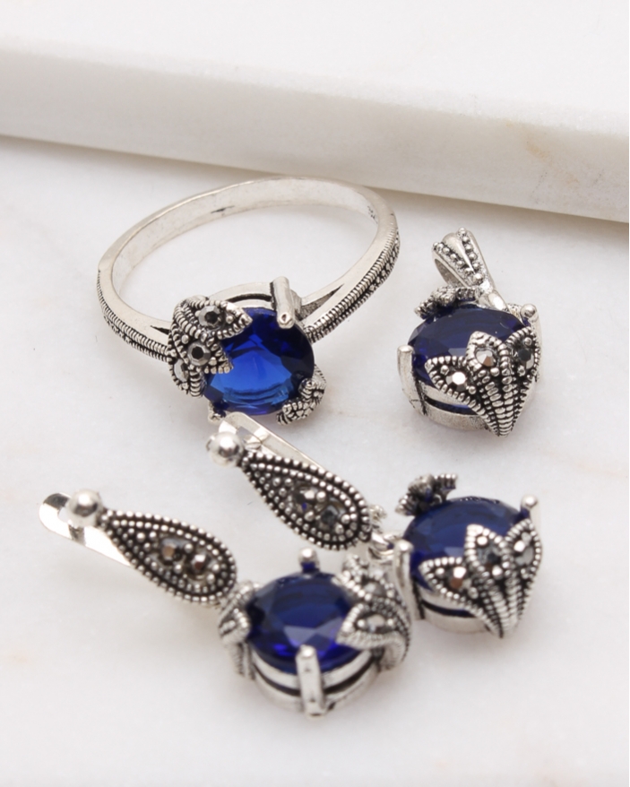 Set argint cu marcasite cod 3-48822, gr9.2