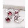 Set argint si cubic zirconia cod 3-48872, gr9.9