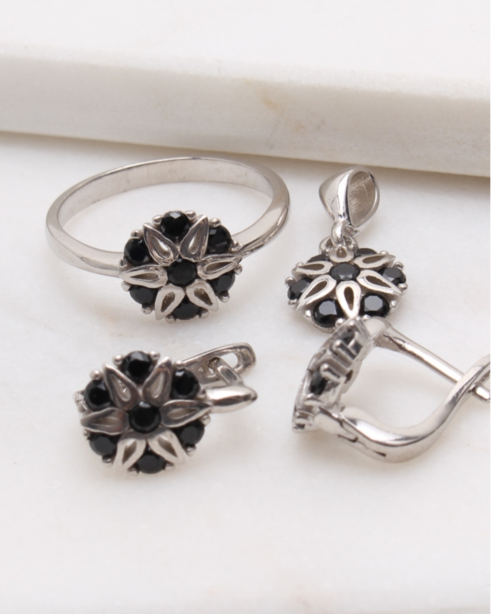 Set argint si cubic zirconia cod 3-48891, gr7.4