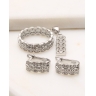 Set argint si cubic zirconia cod 3-49570, gr8.5