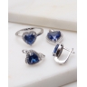 Set argint si cubic zirconia cod 3-49794, gr9.1
