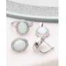 Set argint cu opal cod 3-50197, gr7.9