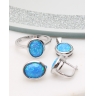 Set argint cu opal cod 3-50198, gr9.3