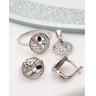 Set argint si cubic zirconia cod 3-50531, gr7.4