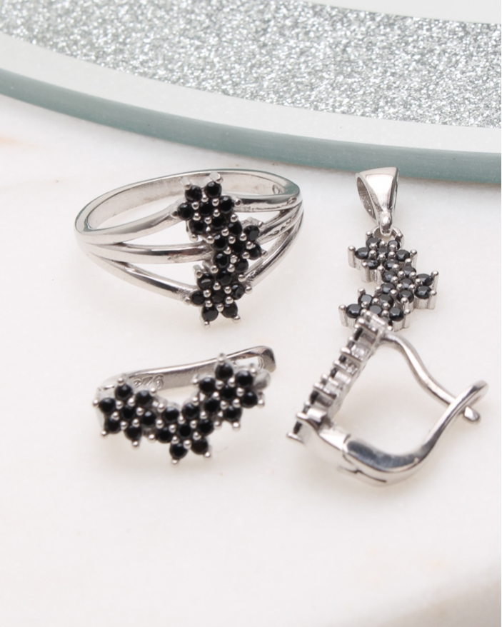 Set argint si cubic zirconia cod 3-50536, gr7.4