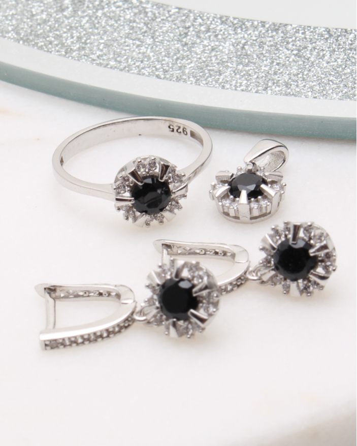 Set argint si cubic zirconia cod 3-50538, gr5.6
