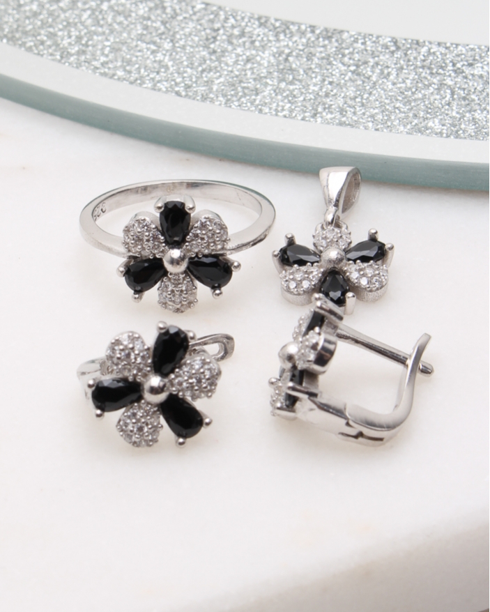 Set argint si cubic zirconia cod 3-50544, gr8.2