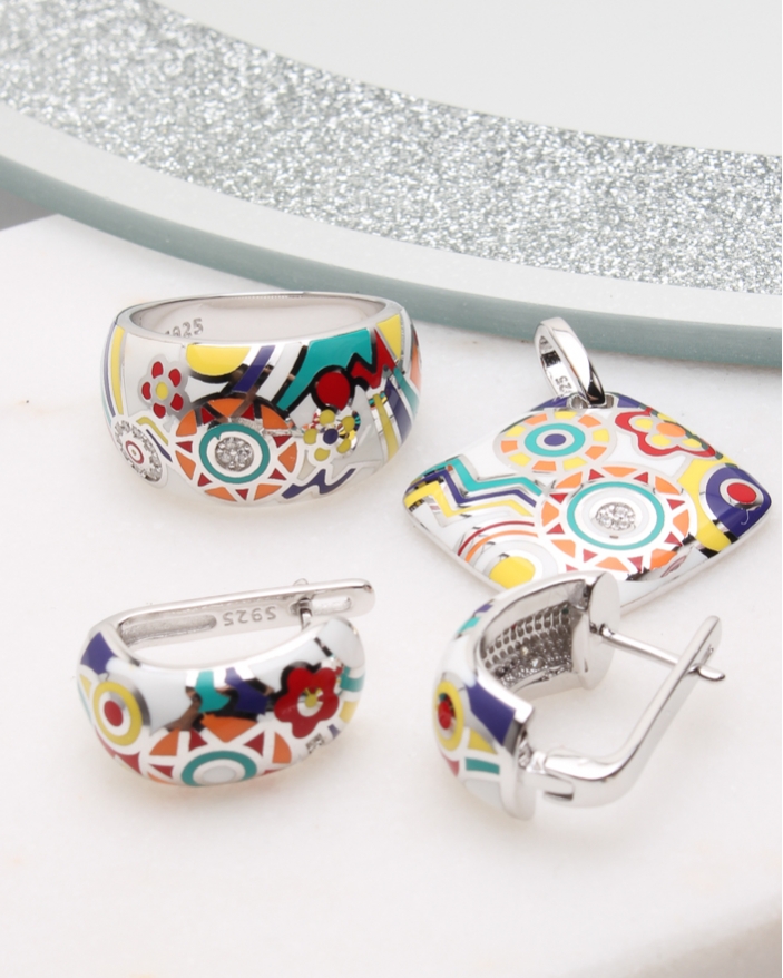 Set argint cu email cod 3-50554, gr19.1