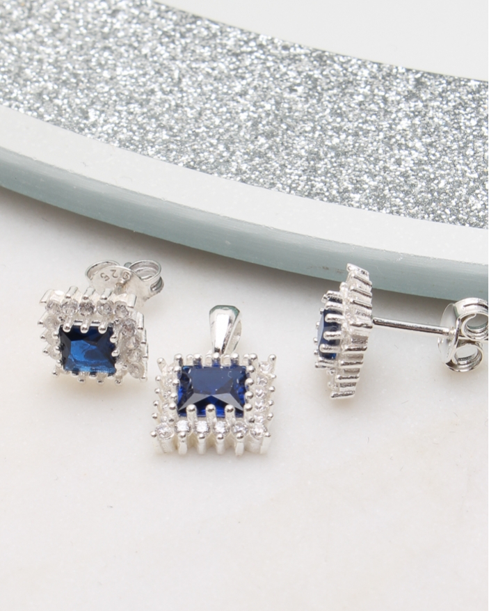 Set argint si cubic zirconia cod 3-50764, gr2.5