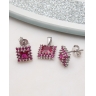 Set argint si cubic zirconia cod 3-50778, gr2.6