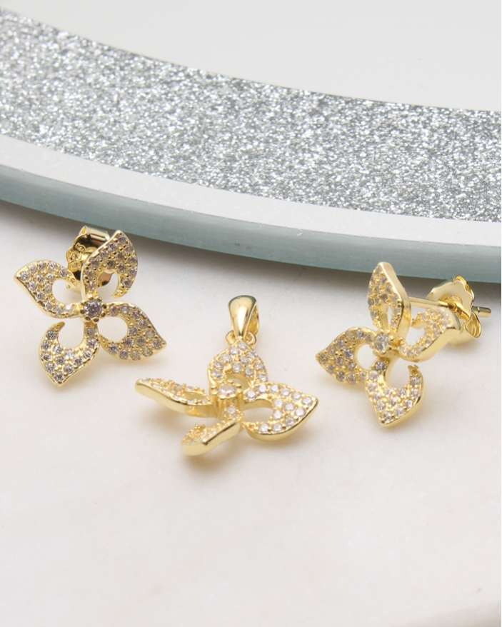Set argint floare cod 3-50871, gr3.4